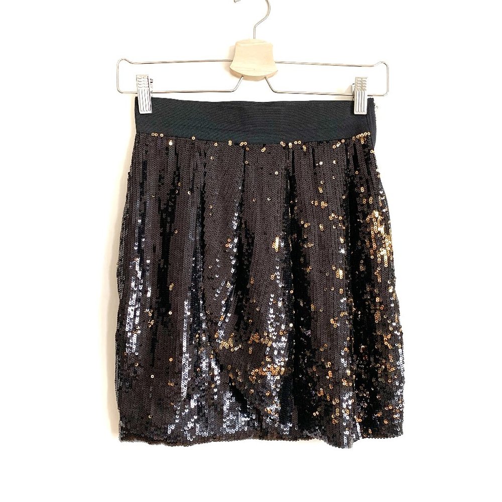 BEDO | Black Sequin Party Skirt